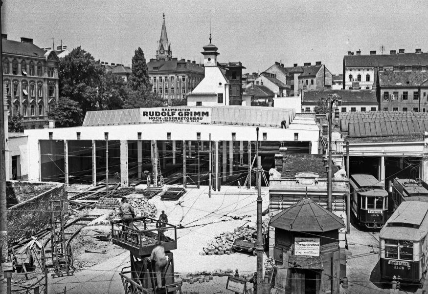 Bahnhof Breitensee  Halle 1 in Bau 1929