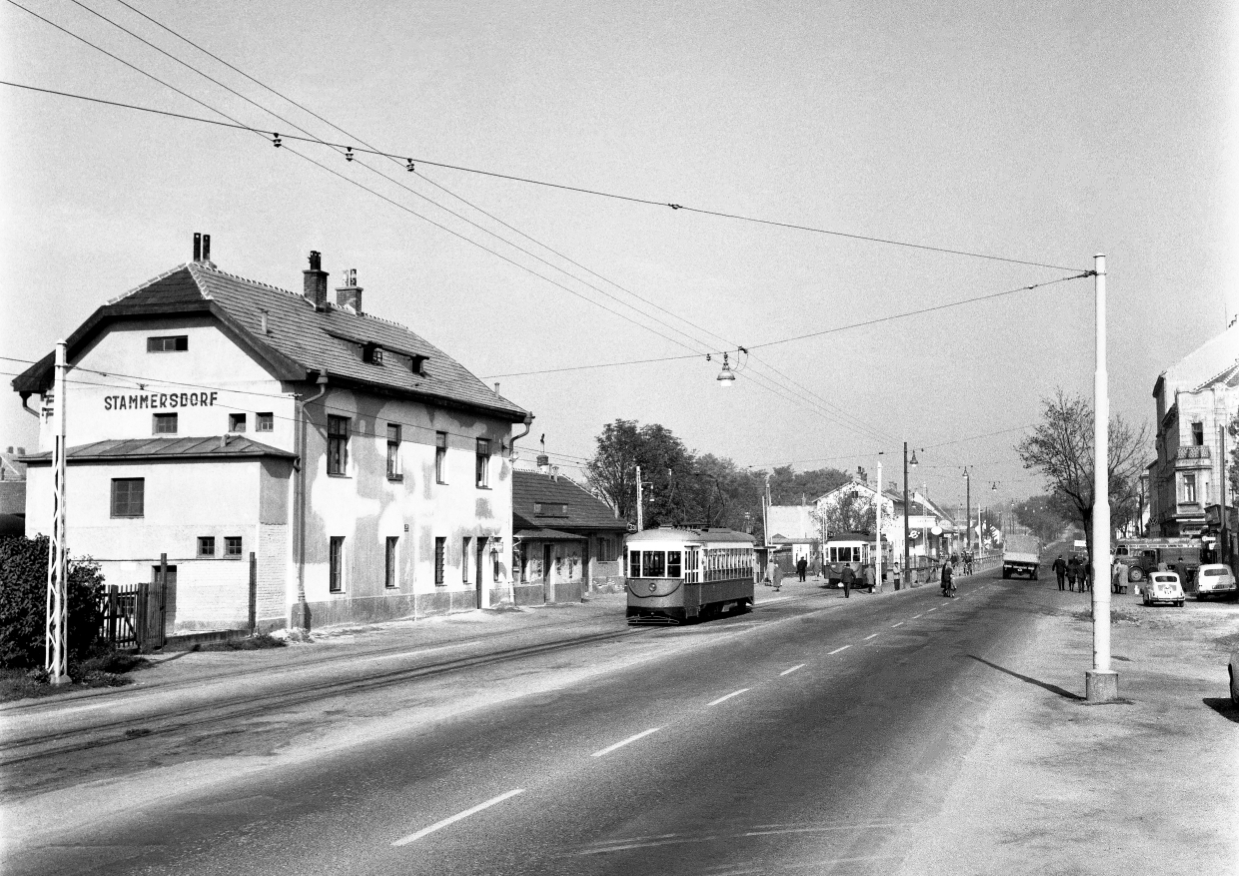 Type Z in der Endstelle der Linie 331 in Stammersdorf am 1.11.1963