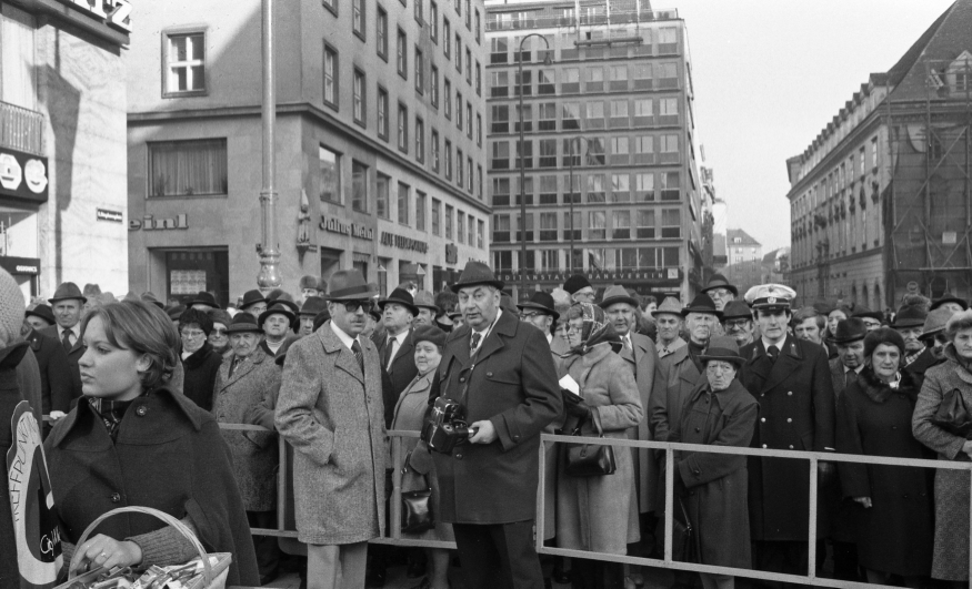 U1 Stationseröffnung  am Stephansplatz im November 1978