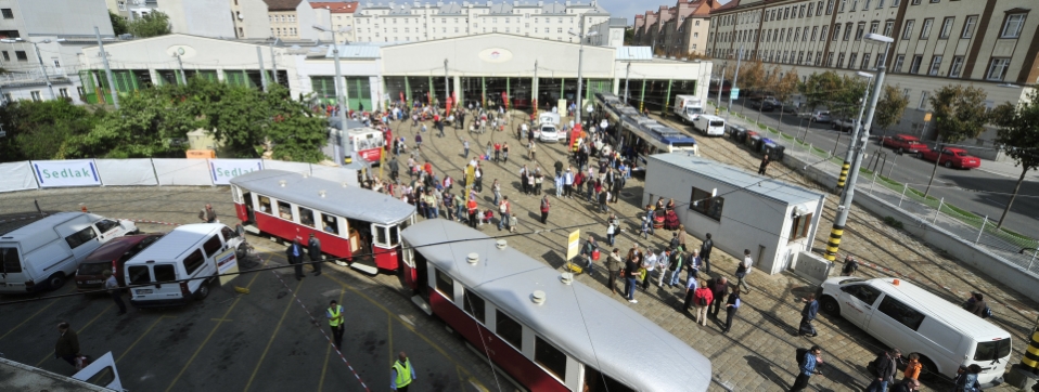 26. Wiener Tramwaytag der Wiener Linien in der Remise Hernals.