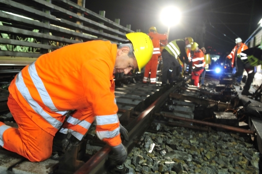 Wartungsarbeiten bei den Wiener Linien
