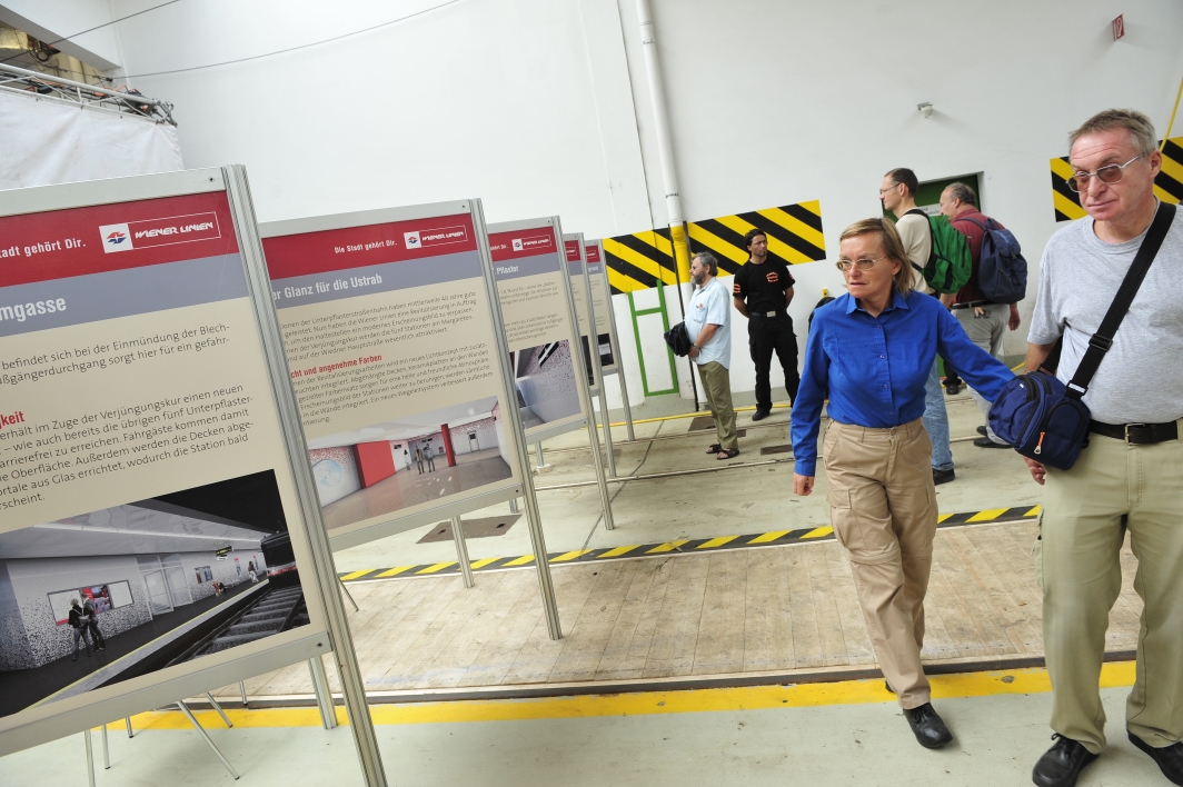 26. Wiener Tramwaytag der Wiener Linien in der Remise Hernals.