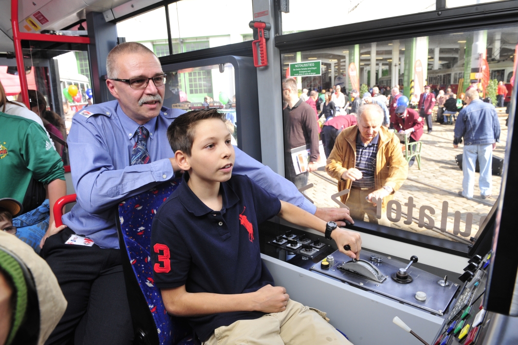 26. Wiener Tramwaytag der Wiener Linien in der Remise Hernals.