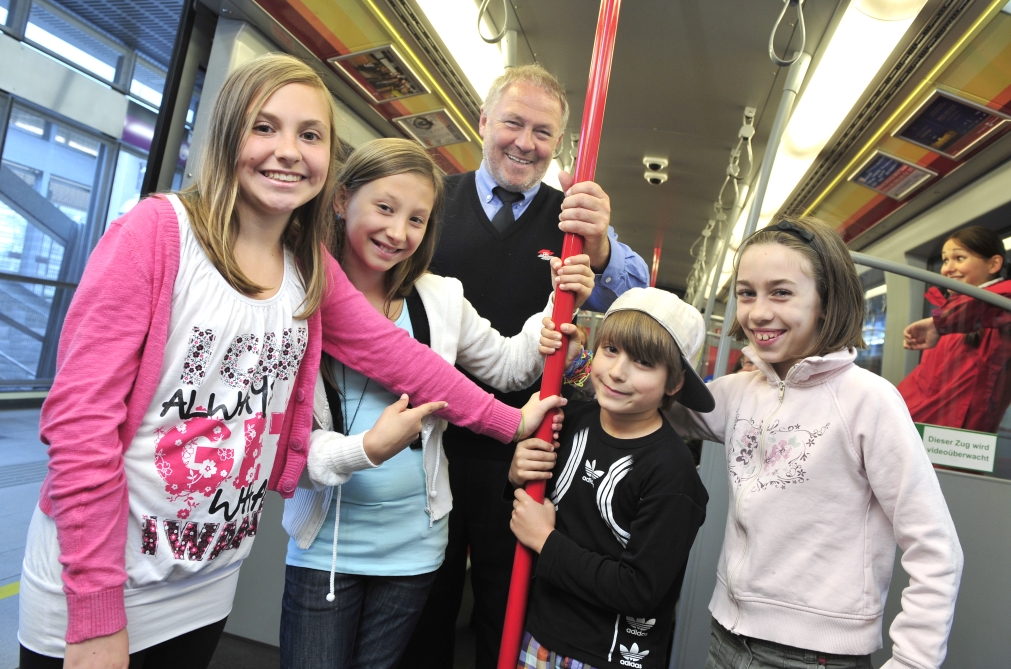 Sicherheitstag der Wiener Linien mit unterschiedlichen Themen bei der Station Stadion der U2.