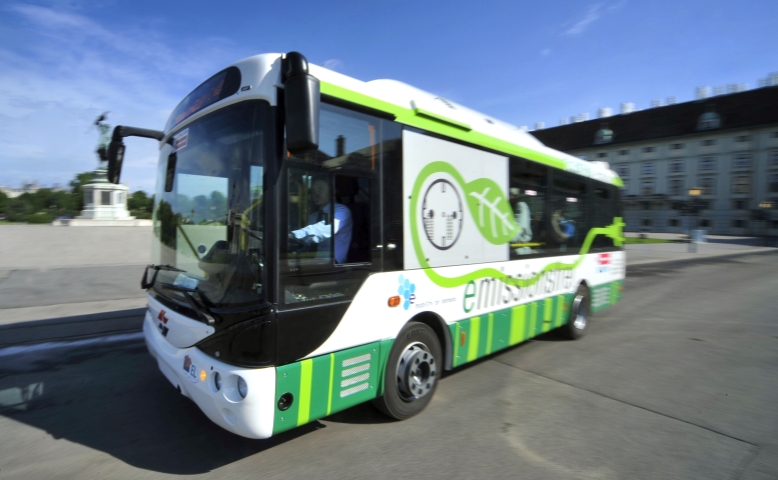 Elektro Testbus der Wiener Linien