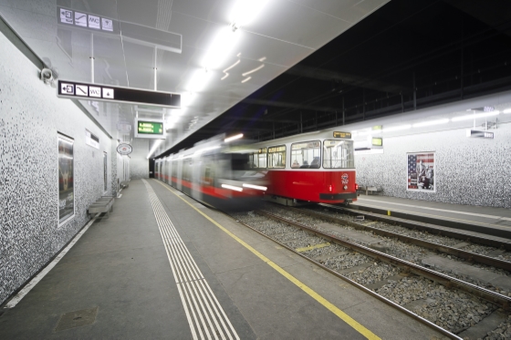 Neu sanierte Ustrab-Station Eichenstraße