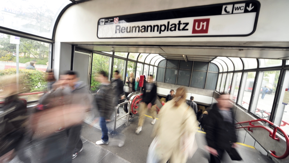 Station Reumannplatz der Linie U1