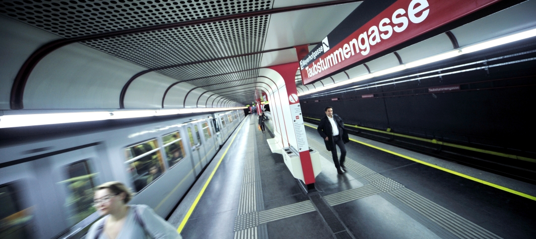 Station Taubstummengasse der Linie U1