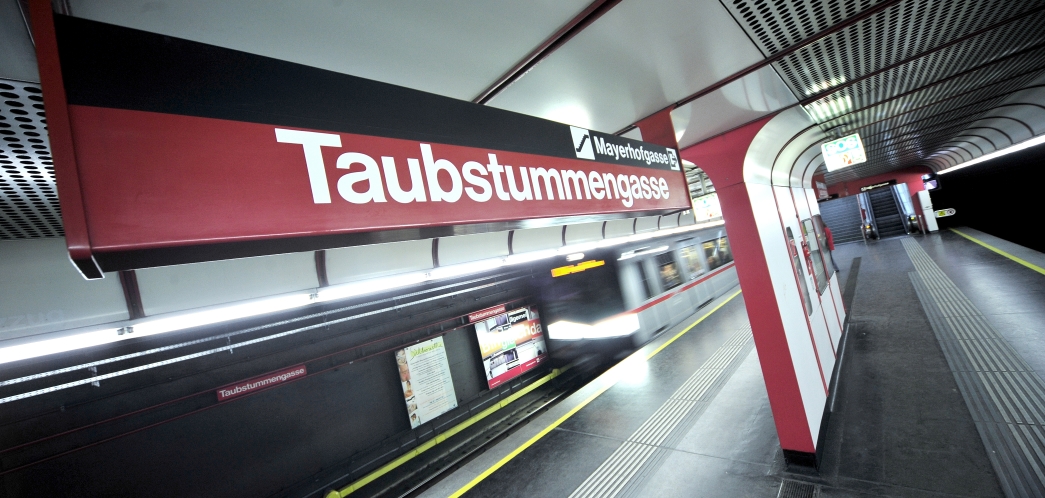 Station Taubstummengasse der Linie U1
