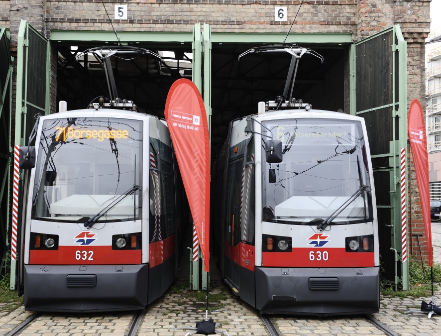 Die Wiener Linien präsentieren die neuen Streckenführungen der Linien 71 und 6 zur Börse bzw. nach Kaiserebersdorf.