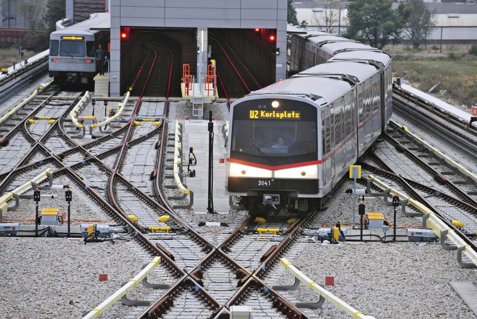 Verlängerung der U2 bis zur Station Seestadt, Eröffnungsfest am 5. Oktober 2013.