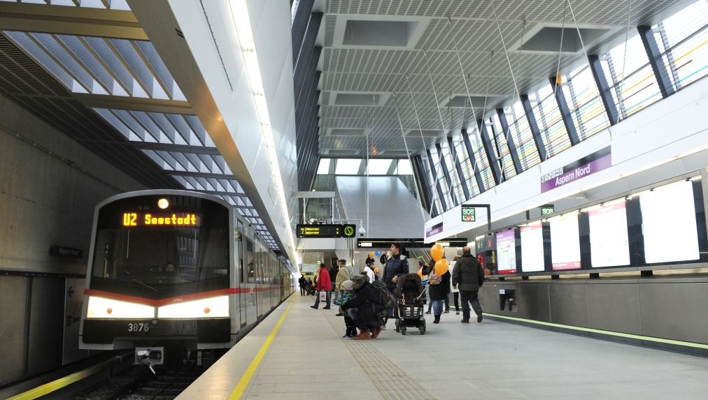 Station Aspern Nord der Linie U2