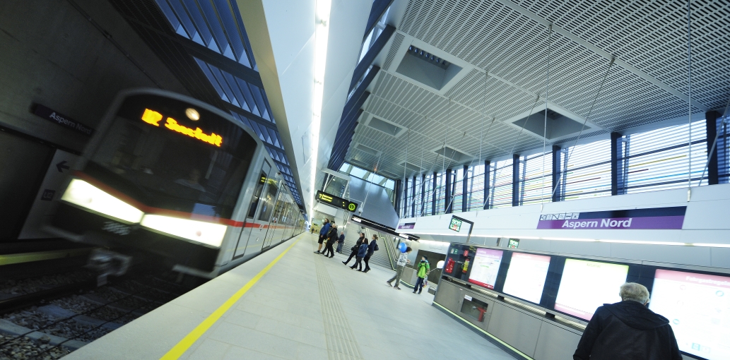 Station Aspern Nord der Linie U2