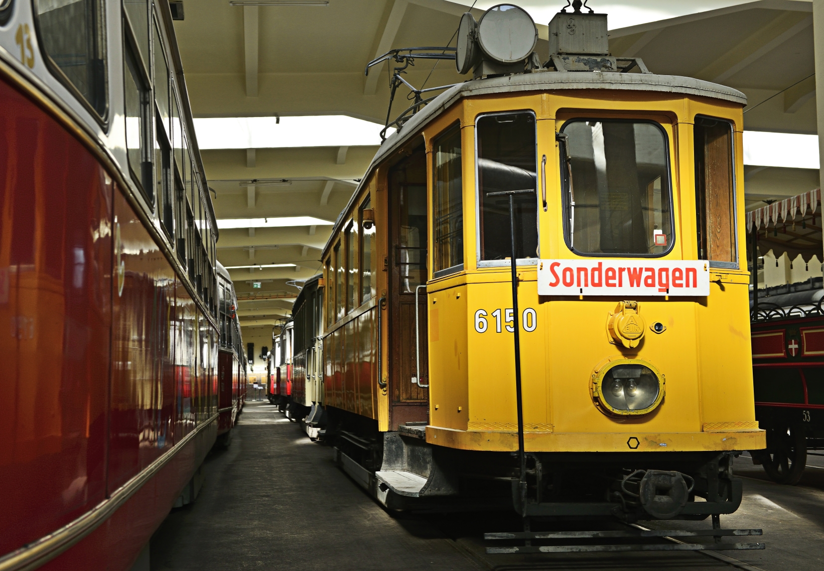 Im Museum der Wiener Linien in Erdberg befinden sich viele historische Fahrzeuge, Straßenbahnen wie Busse, aber auch etliche Sonderfahrzeuge.