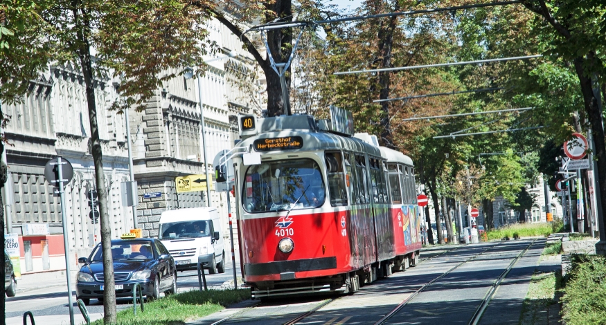 Linie 40   Umleitungsstrecke über den Währingergürtel, Juli13