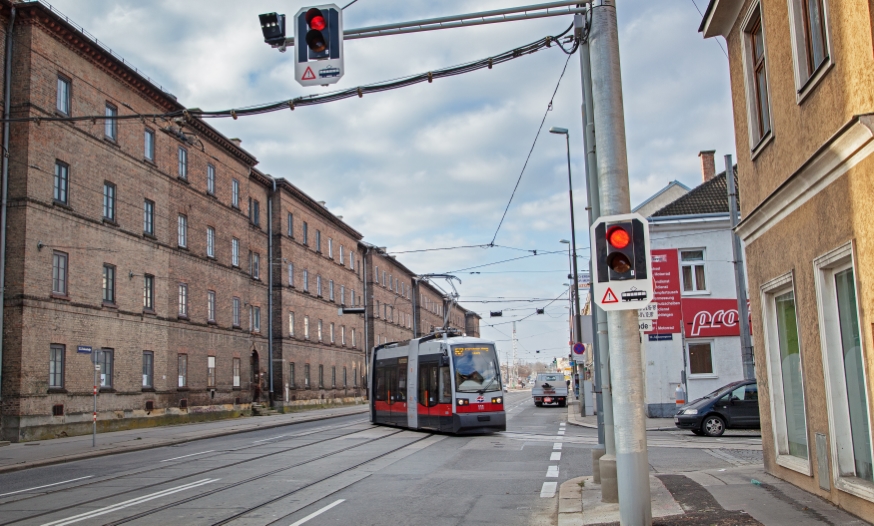 Linie 62  Eichenstraße, neue Signalanlage, Dezember 2014