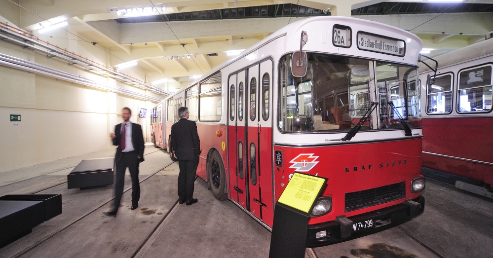 Pre-Opening des neuen Verkehrsmuseums in Wien Erdberg.