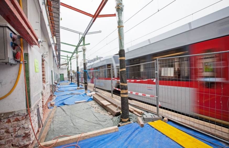 Station Alserstraße während Umbau, Sep 14