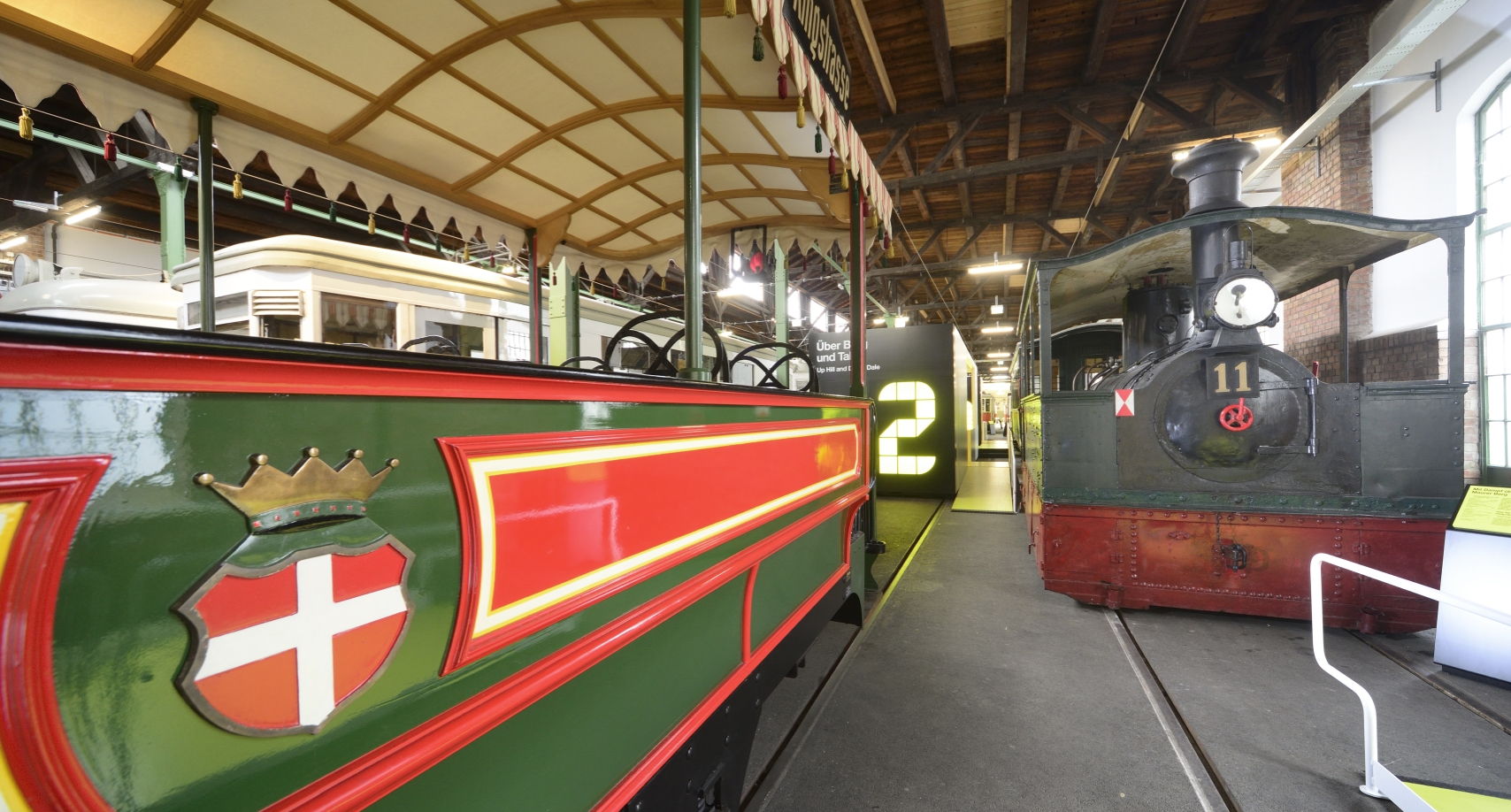 Die neue, interaktive Ausstellung in der Remise in Wien Erdberg ermöglicht den BesucherInnen einen Einblilck in 140 Jahre Verkehrsgeschichte der Stadt Wien.