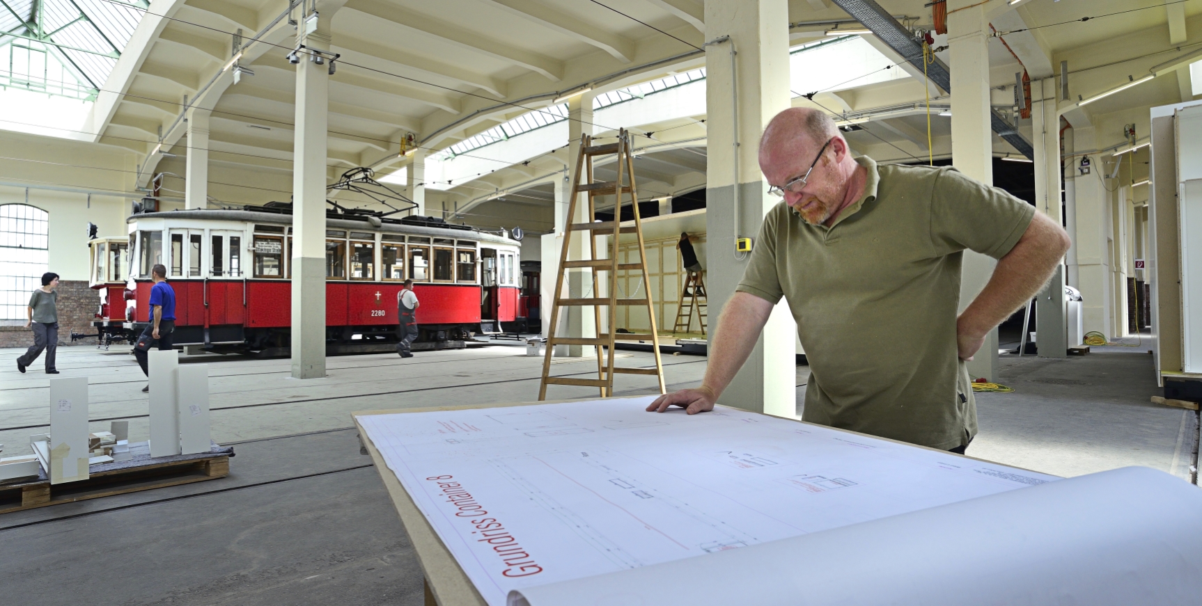 Wenige Wochen vor der Neueröffnung wird die Neugestaltung des Verkehrsmuseums immer konkreter.