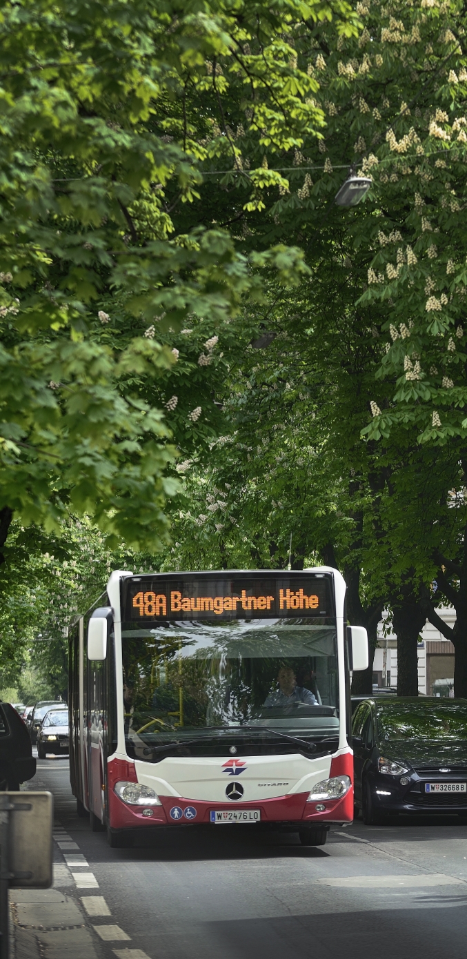 Ab sofort sind die neuen umweltfreundlichen CITARO Gelenksbusse des Herstellers Mercedes-Benz auch auf der Linie 48A im Einsatz.