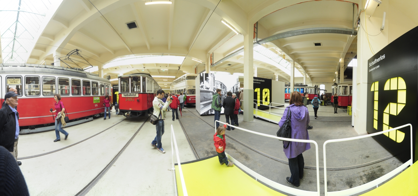 Feierliche Eröffnung des Verkehrsmuseums der Wiener Linien in Erdberg am 13.09.2014.