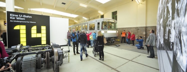 Feierliche Eröffnung des Verkehrsmuseums der Wiener Linien in Erdberg am 13.09.2014.