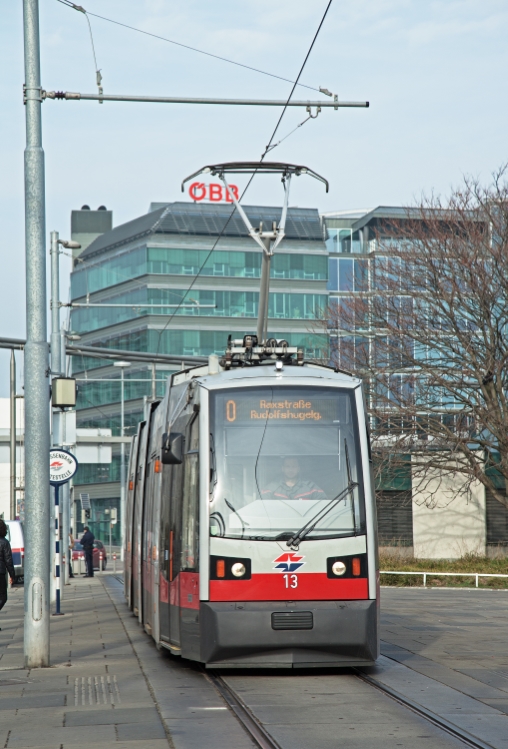 Linie O am Praterstern mit Type A