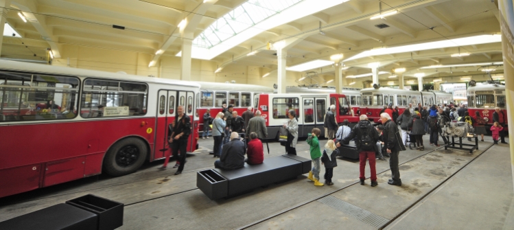 Feierliche Eröffnung des Verkehrsmuseums der Wiener Linien in Erdberg am 13.09.2014.