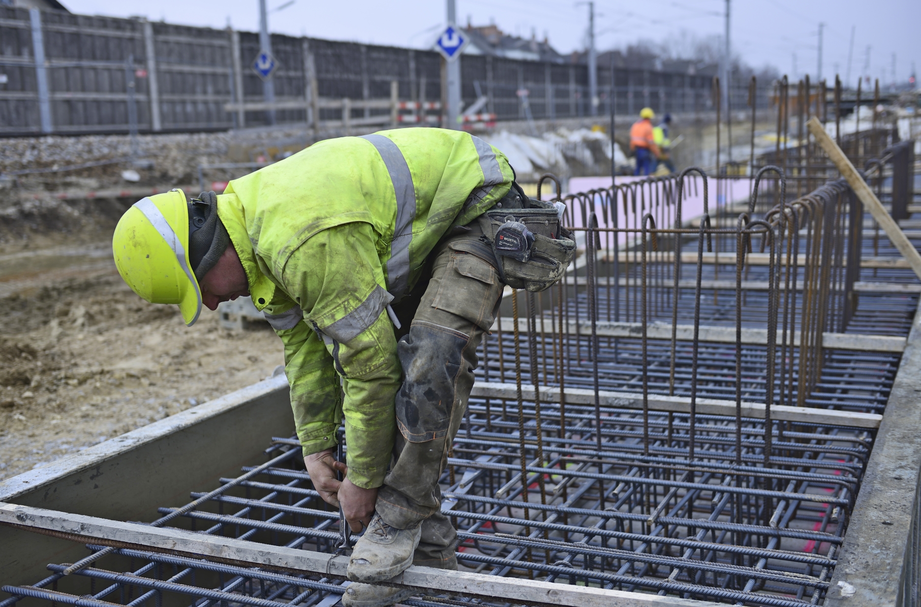 Baustelle der U1-Erweiterung, Bauabschnitt Neulaa.
