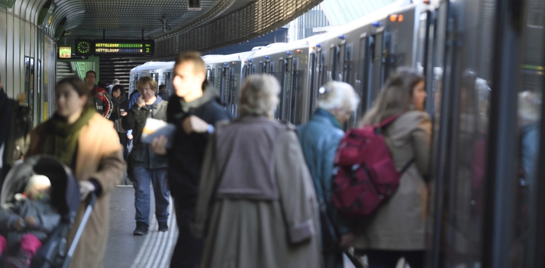 Station Stadtpark der Linie U4.