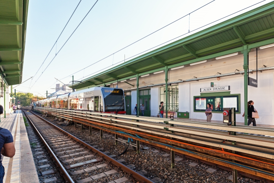 U6 Station Alserstraße nach Sanierung, August 2015