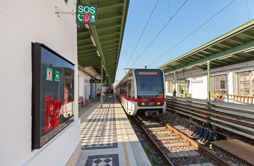 U6 Station Alserstraße nach Sanierung, August 2015