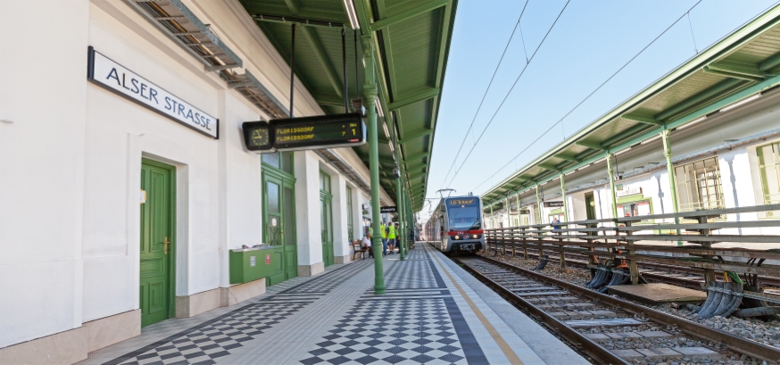 U6 Station Alserstraße nach Sanierung, August 2015