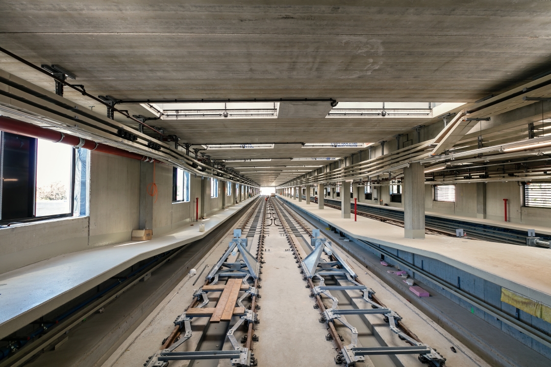 U-Bahn Ausbau Bereich Oberlaa, Abstellhalle, August 2016
