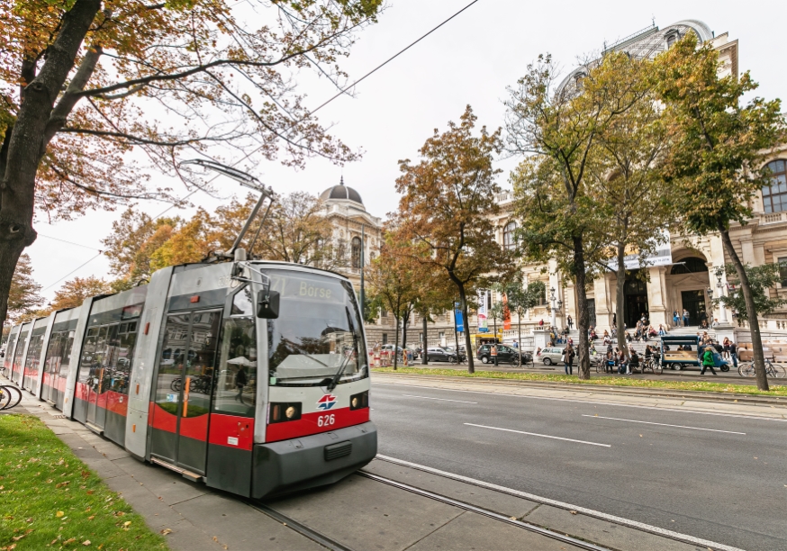 Linie 71 am Uniring Fahrtrichtung Börse