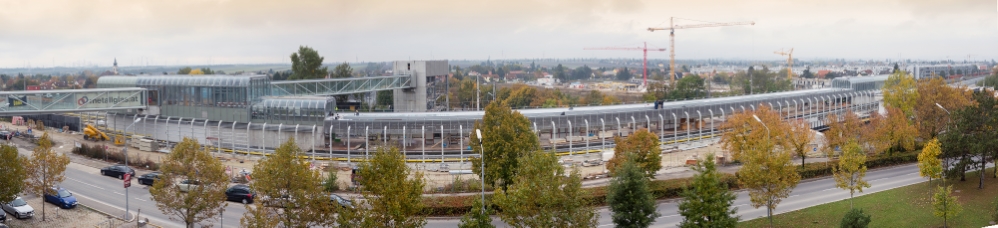 U-Bahn Bau U1 Bereich Therme Oberlaa künftige U1 Endstelle