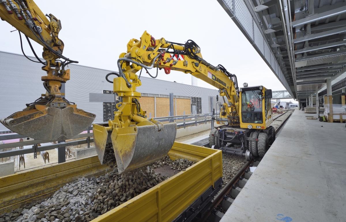 Baustelle der U1-Erweiterung, Bauabschnitt Neulaa,