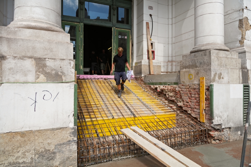 U6 Station Währingerstraße wird saniert, 12 Juli 2016