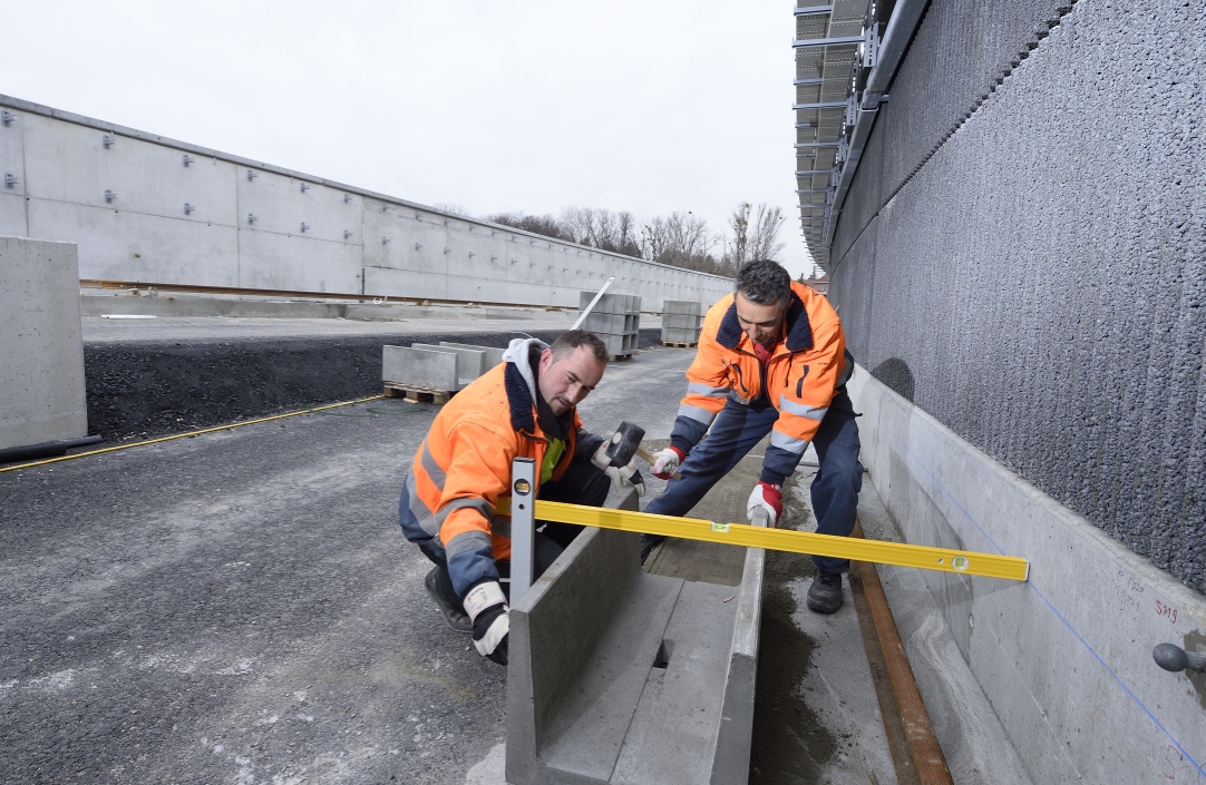 Baustelle der U1-Erweiterung, Bauabschnitt Neulaa,