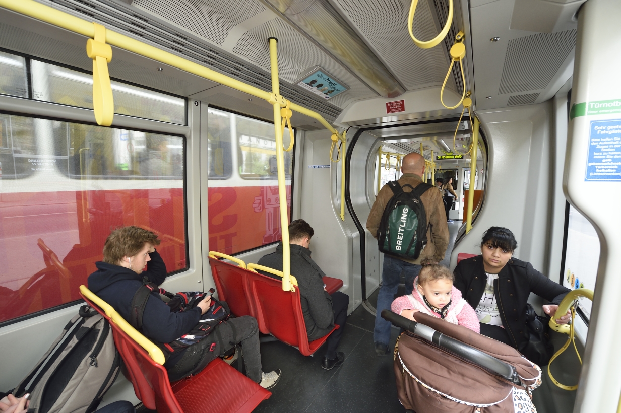 Die Straßenbahnlinien 52 und 58 verkehren in verkürzten Intervallen.