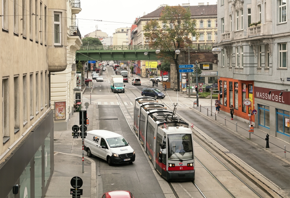 Linie 44 Alserstraße, Gürtel Ulf Type A1, Juni 2016