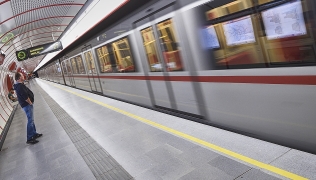 Neue Station Troststraße der U1 nach der Verlängerung nach Oberlaa.