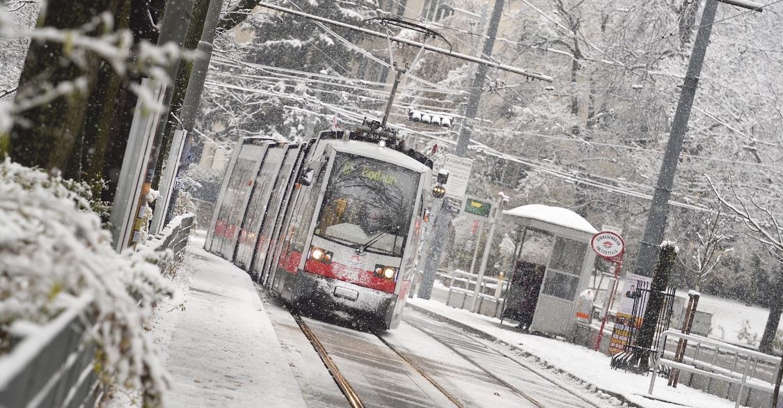 Gerade im Winter sind die Öffis DAS sichere und verlässliche Verkehrsmittel in Wien.