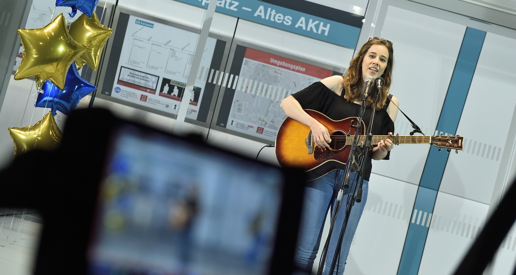 Live-Audition am 9. Juni für die U-Bahn-Stars im Infocenter der Wiener Linien bei der Station Volkstheater