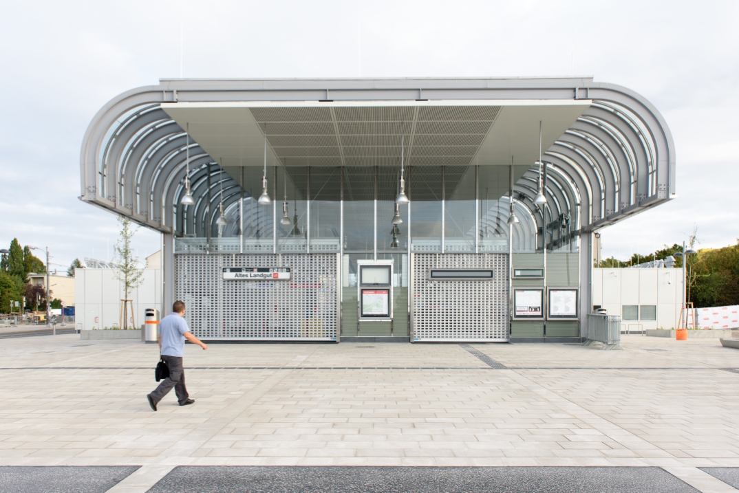Die neue U1 Station Altes Landgut