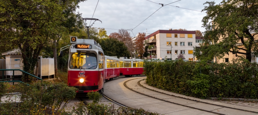 Linie D Endstelle Nußdorf