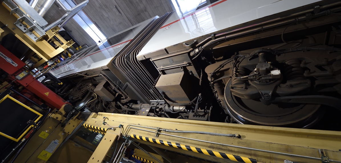 Neuer Betriebsbahnhof Heiligenstadt in Betrieb. Auf rund 24.000 m² wurden insgesamt fünf Hallen zur Wartung der Züge errichtet.