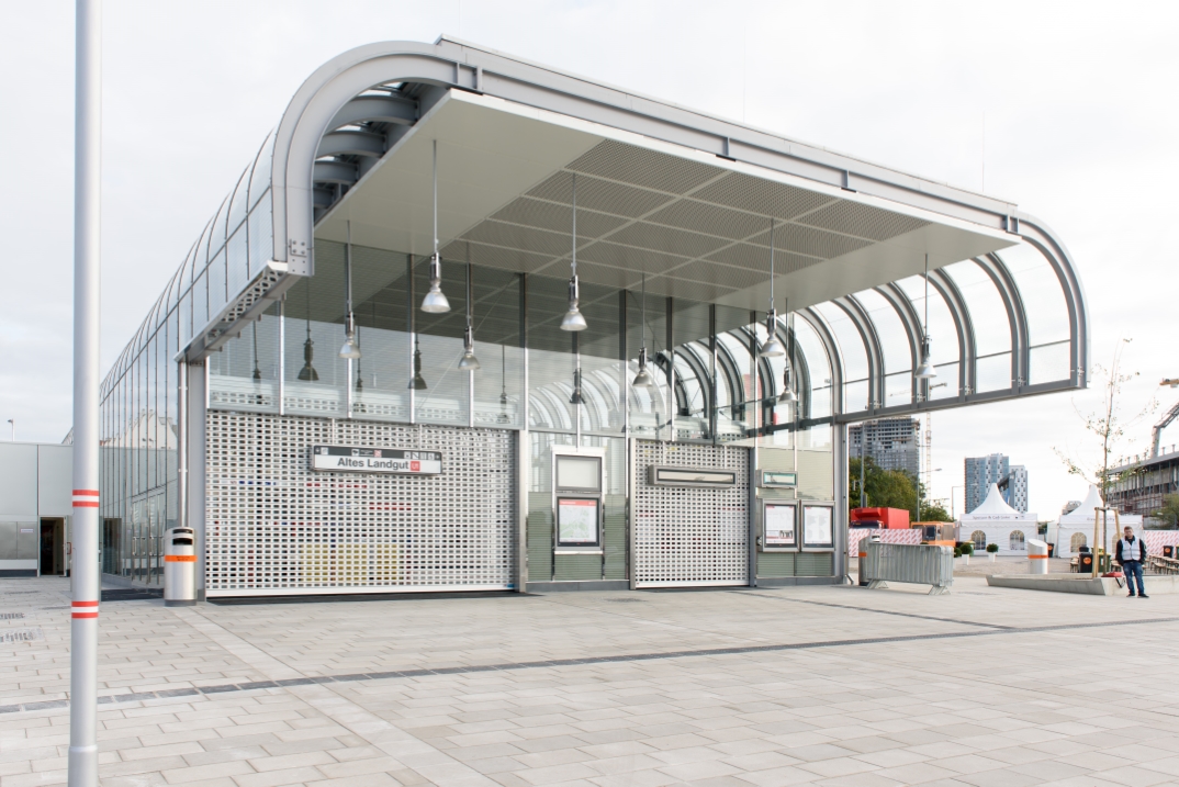Die neue U1 Station Altes Landgut