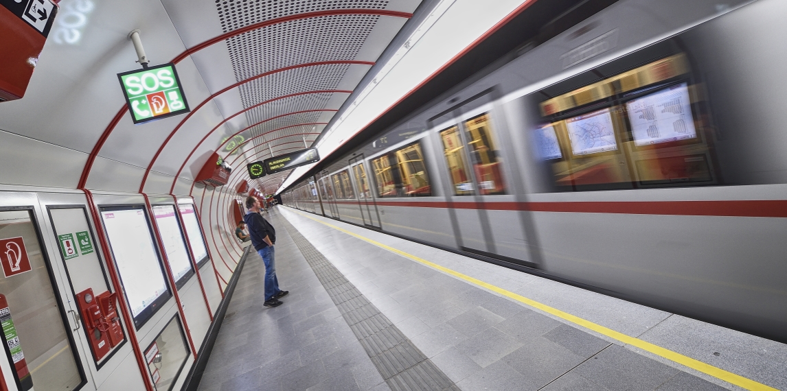 Neue Station Troststraße der U1 nach der Verlängerung nach Oberlaa.